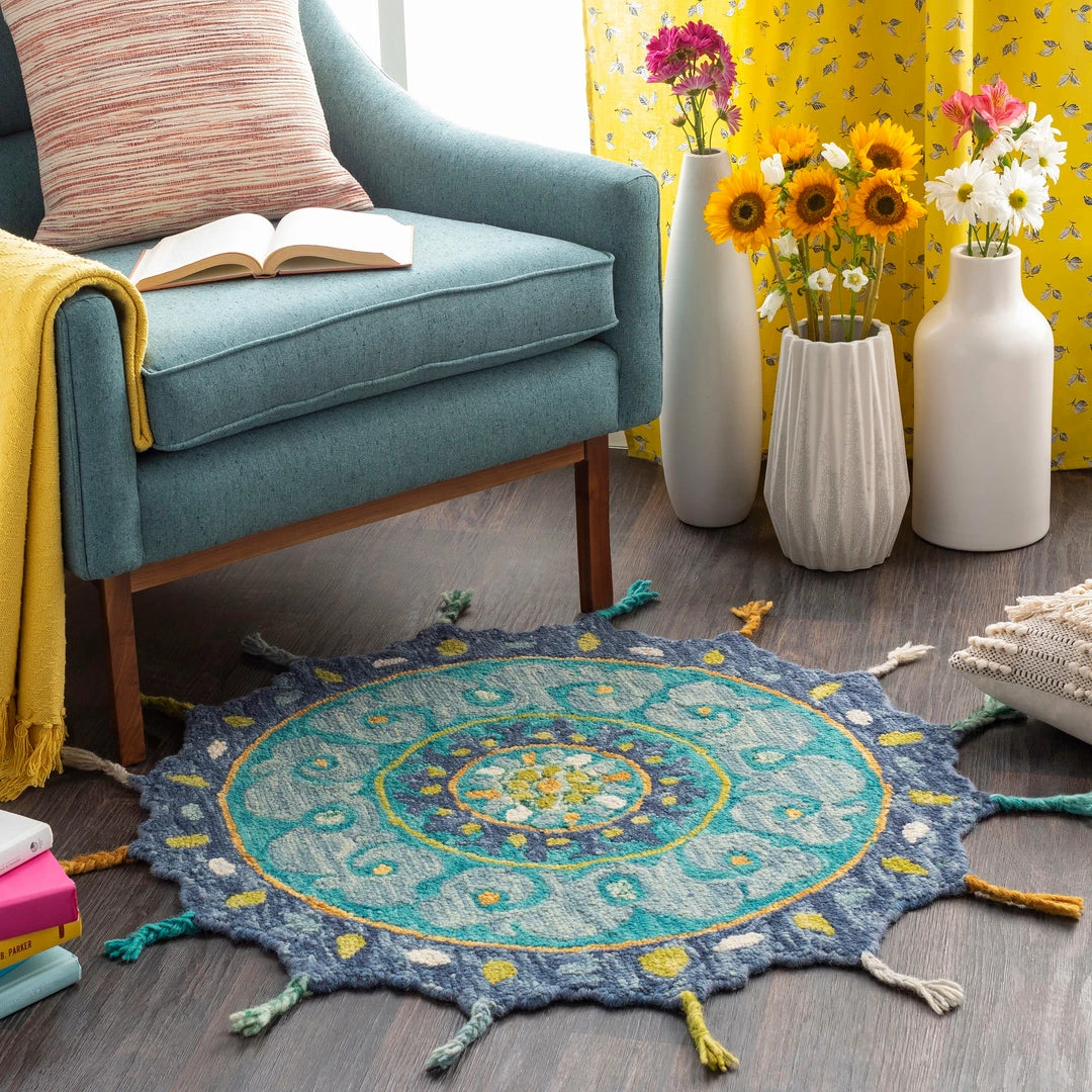 Budget π SURYA TALLU ROUND RUG β 8 SURYA TALLU ROUND RUG