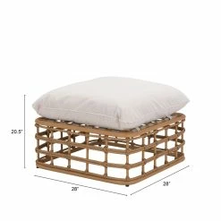 Outlet π ZUO BLANCHE SYNTHETIC RATTAN POLE MODULAR OUTDOOR SOFA π 32 ZUO BLANCHE SYNTHETIC RATTAN POLE MODULAR OUTDOOR SOFA