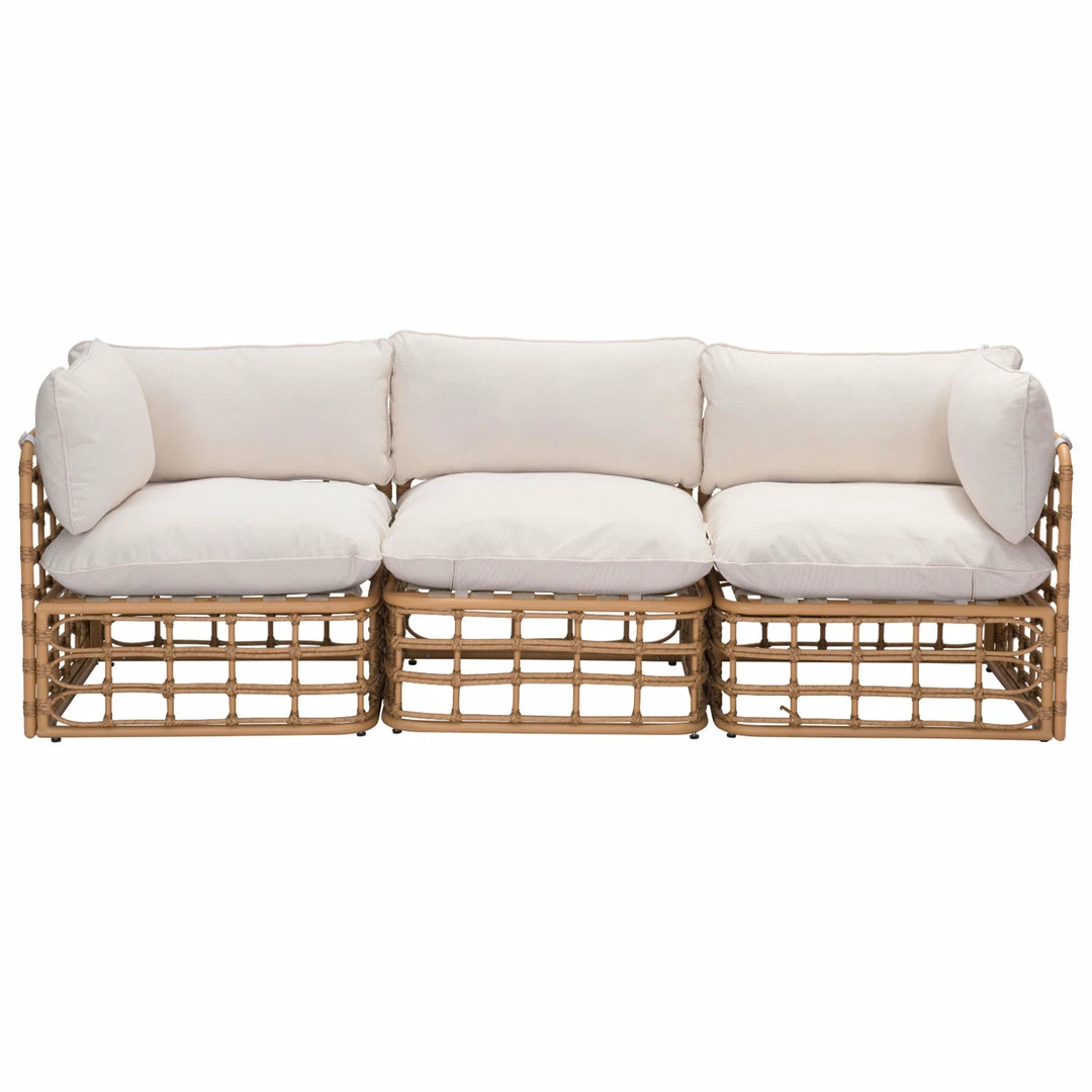 Outlet π ZUO BLANCHE SYNTHETIC RATTAN POLE MODULAR OUTDOOR SOFA π 7 ZUO BLANCHE SYNTHETIC RATTAN POLE MODULAR OUTDOOR SOFA