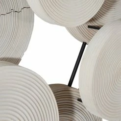 PHILLIPS COLLECTION BLEACHED WOOD CLOUD DIMENSIONAL WALL ART Wall Sculptures + Decor