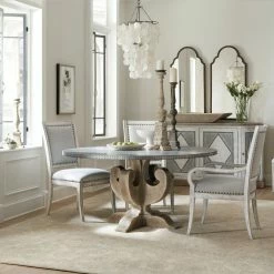 Discount βοΈ HOOKER Furniture BOHEME ZINC TOP ROUND DINING TABLE π 11 HOOKER Furniture BOHEME ZINC TOP ROUND DINING TABLE