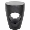 MOES NOMO CONCRETE STOOL: BLACK Living Room