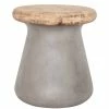 MOES Living Room CONRETE SHROOM STOOL