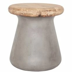 MOES Living Room CONRETE SHROOM STOOL
