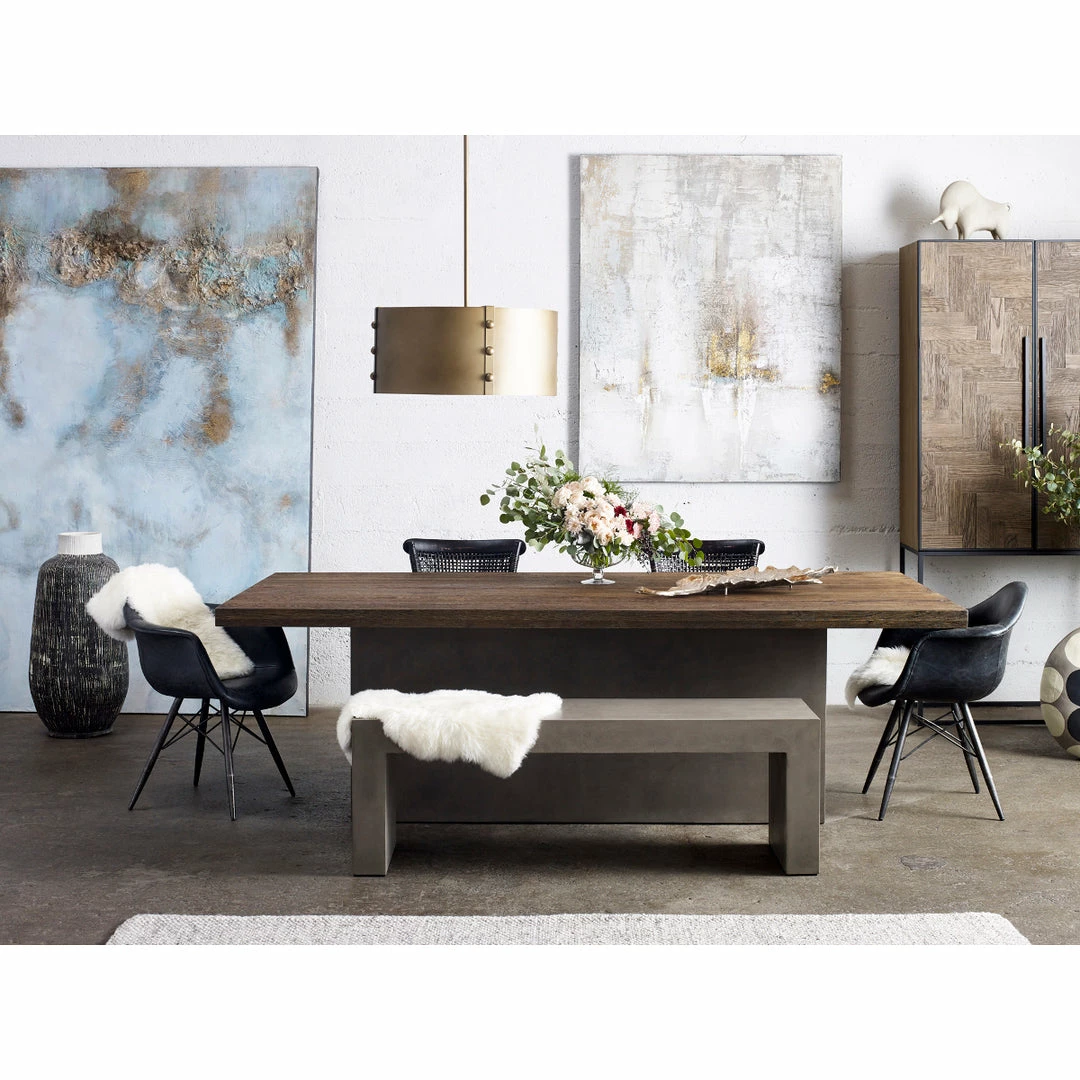 Buy π MOES 8' KAIA OAK + CONCRETE DINING TABLE Kitchen + Dining π 10 MOES 8' KAIA OAK + CONCRETE DINING TABLE Kitchen + Dining