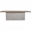 MOES 8' KAIA OAK + CONCRETE DINING TABLE Kitchen + Dining