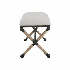 UTTERMOST BRADDOCK NATURAL CANVAS BENCH