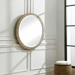 Cheap π€© UTTERMOST BRAIDED BANANA LEAF ROUND MIRROR π 10 UTTERMOST BRAIDED BANANA LEAF ROUND MIRROR