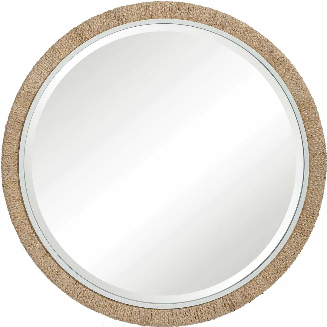 Cheap π€© UTTERMOST BRAIDED BANANA LEAF ROUND MIRROR π 1 UTTERMOST BRAIDED BANANA LEAF ROUND MIRROR