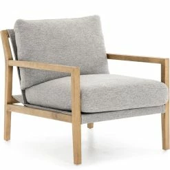 FOUR HANDS BRANTLEY ASH & NATURAL ARM CHAIR Furniture