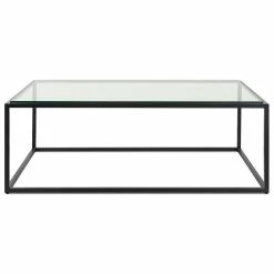 UTTERMOST BRAVERA COFFEE TABLE: BLACK Furniture