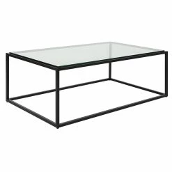 UTTERMOST BRAVERA COFFEE TABLE: BLACK Furniture