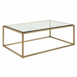 UTTERMOST BRAVERA COFFEE TABLE: GOLD Furniture