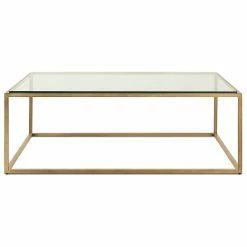 UTTERMOST BRAVERA COFFEE TABLE: GOLD Furniture