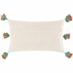 Best Pirce 🔔 SURYA KALAHARI EMBROIDERED TASSEL LUMBAR PILLOW ❤️ 5 SURYA KALAHARI EMBROIDERED TASSEL LUMBAR PILLOW