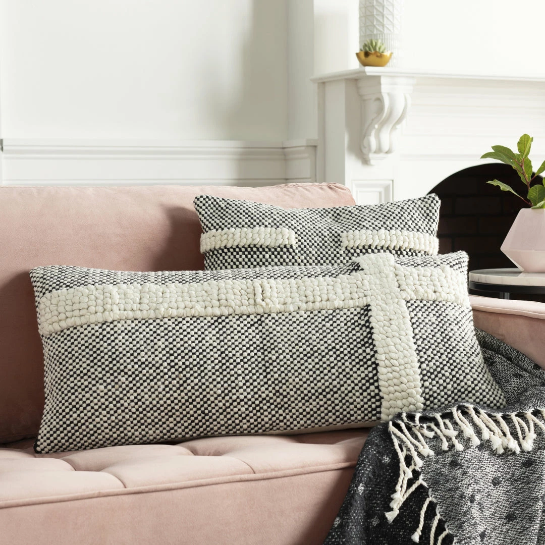Best Pirce π SURYA Pillows + Decor BRIDGER BLACK + CREAM TEXTURED KNIT PILLOW π₯ 1 SURYA Pillows + Decor BRIDGER BLACK + CREAM TEXTURED KNIT PILLOW
