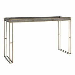 UTTERMOST Furniture BRIDGES FAUX SHAGREEN CONSOLE TABLE