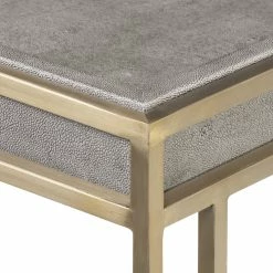 UTTERMOST Furniture BRIDGES FAUX SHAGREEN CONSOLE TABLE
