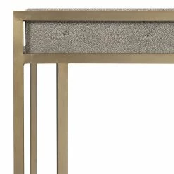 UTTERMOST Furniture BRIDGES FAUX SHAGREEN CONSOLE TABLE