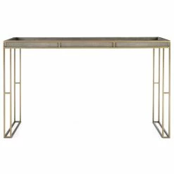UTTERMOST Furniture BRIDGES FAUX SHAGREEN CONSOLE TABLE