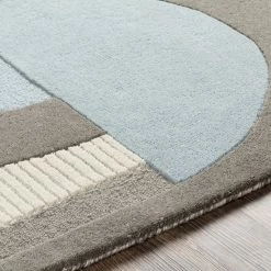 Flash Sale π SURYA DERRICK TUFTED WOOL RUG: BLUE HAZE, GREY π€© 9 SURYA DERRICK TUFTED WOOL RUG: BLUE HAZE, GREY