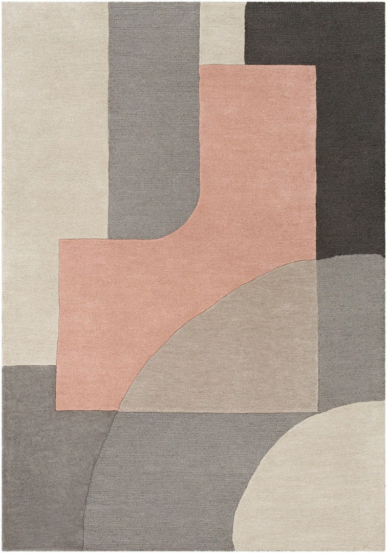 Top 10 ๐ฅ SURYA DEMI TUFTED WOOL RUG: BLUSH, GREY โ 1 SURYA DEMI TUFTED WOOL RUG: BLUSH, GREY