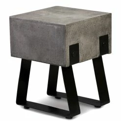 URBIA BRONX CONCRETE STOOL Living Room