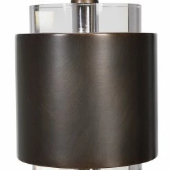 Flash Sale ๐ฏ UTTERMOST Lighting BRONZE STACKED STEEL COLUMN TABLE LAMP ๐ 8 UTTERMOST Lighting BRONZE STACKED STEEL COLUMN TABLE LAMP