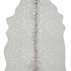 LOLOI QUINN FAUX HIDE RUG: STONE, SILVER