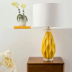 SURYA CHARLOTTE LAMP: YELLOW Lighting