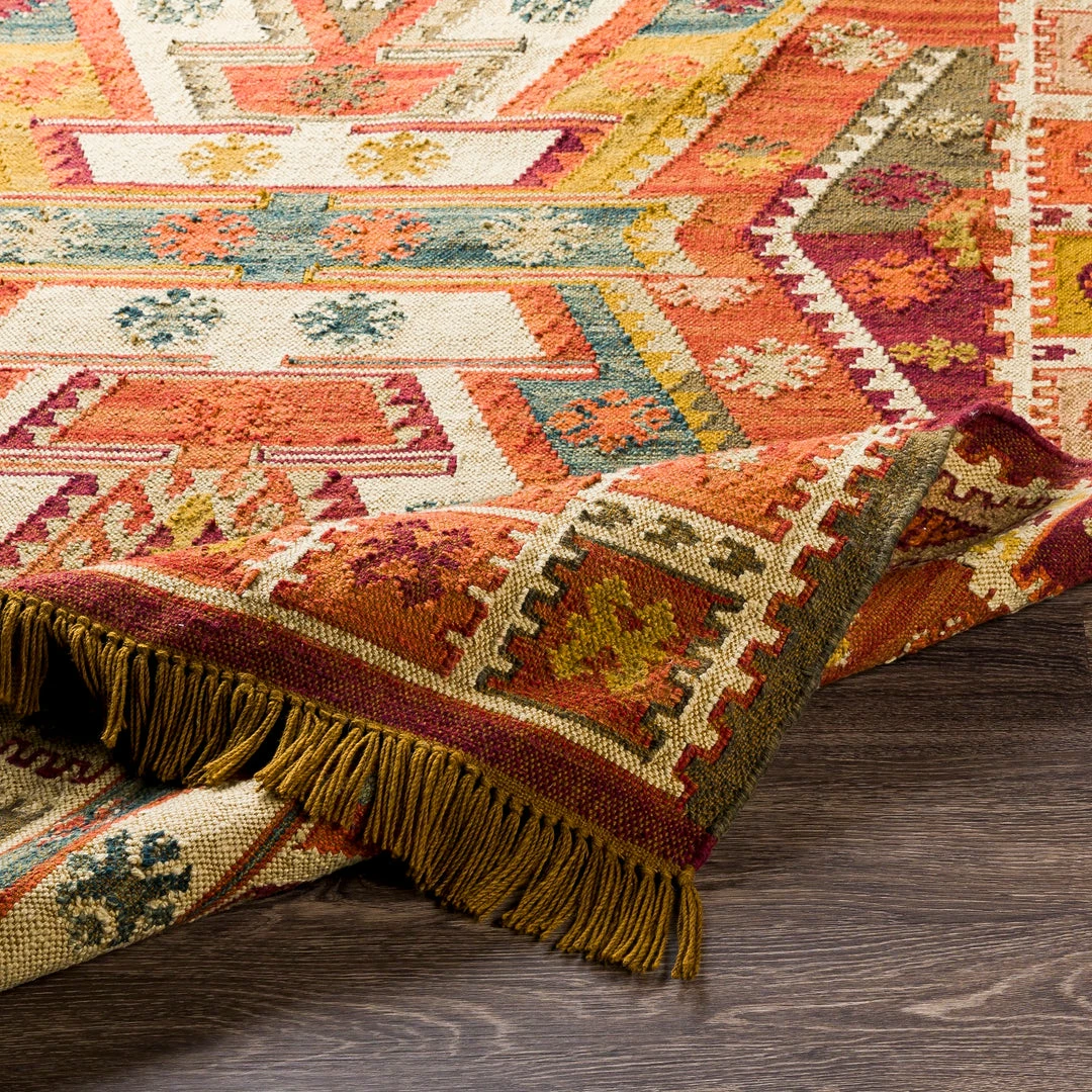 Budget π₯° SURYA BURSA INDOOR-OUTDOOR RUG: BURNT ORANGE MULTI π 3 SURYA BURSA INDOOR-OUTDOOR RUG: BURNT ORANGE MULTI