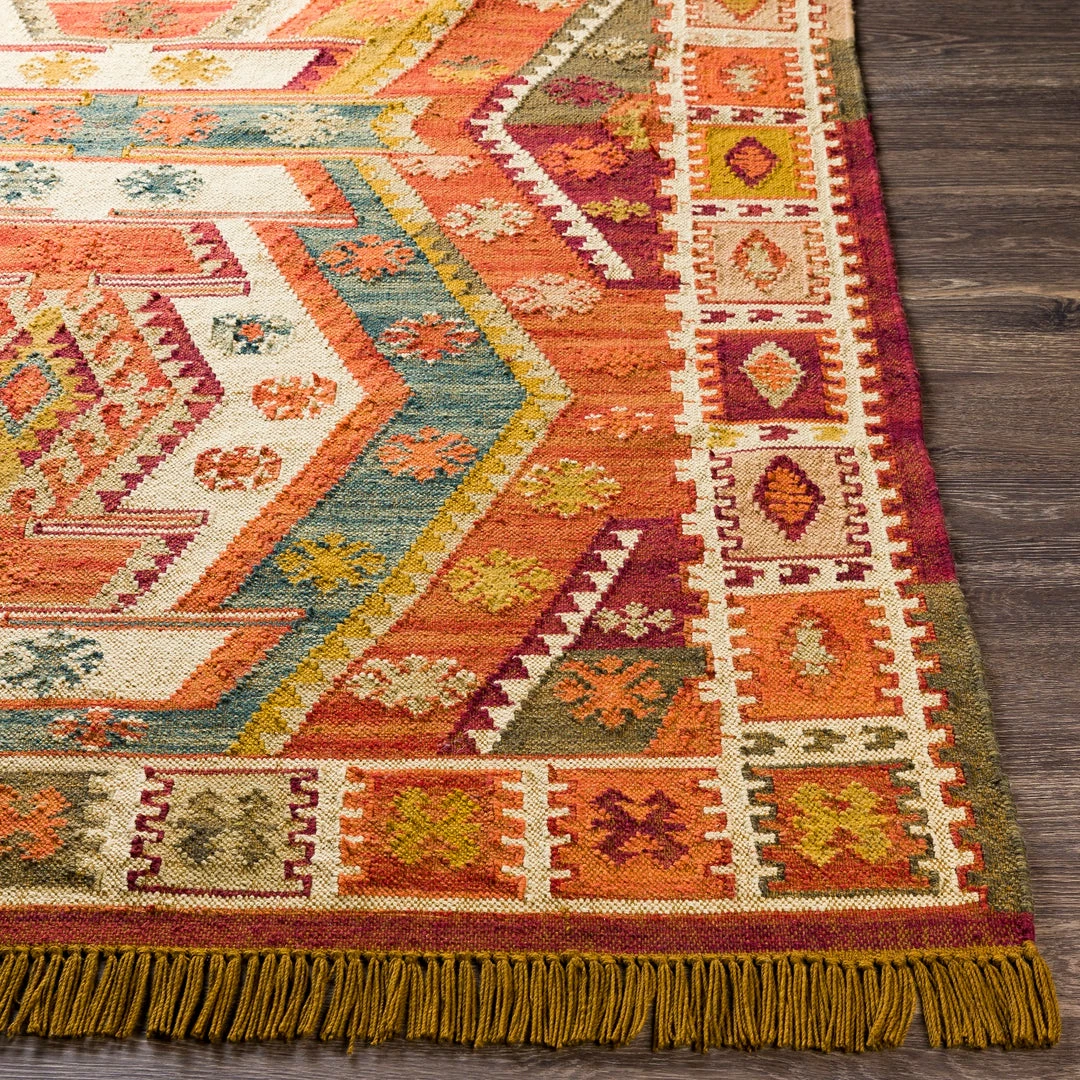 Budget π₯° SURYA BURSA INDOOR-OUTDOOR RUG: BURNT ORANGE MULTI π 4 SURYA BURSA INDOOR-OUTDOOR RUG: BURNT ORANGE MULTI