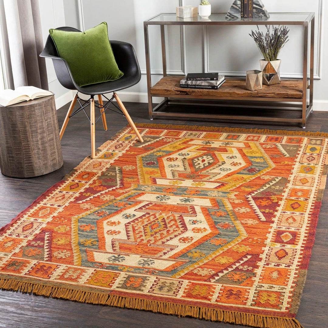 Budget π₯° SURYA BURSA INDOOR-OUTDOOR RUG: BURNT ORANGE MULTI π 2 SURYA BURSA INDOOR-OUTDOOR RUG: BURNT ORANGE MULTI