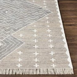 Wholesale 🤩 SURYA BURSA INDOOR-OUTDOOR RUG: TAUPE, CHARCOAL ❤️ 9 SURYA BURSA INDOOR-OUTDOOR RUG: TAUPE, CHARCOAL