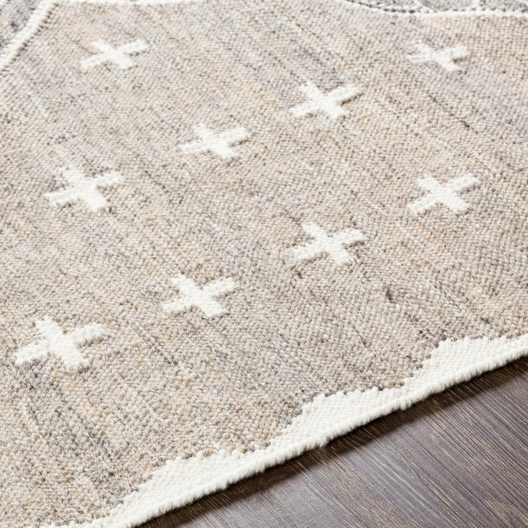 Wholesale 🤩 SURYA BURSA INDOOR-OUTDOOR RUG: TAUPE, CHARCOAL ❤️ 5 SURYA BURSA INDOOR-OUTDOOR RUG: TAUPE, CHARCOAL