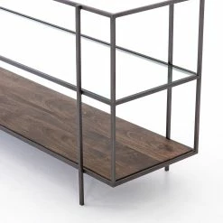 FOUR HANDS BYRON MEDIA CONSOLE DISPLAY SHELF