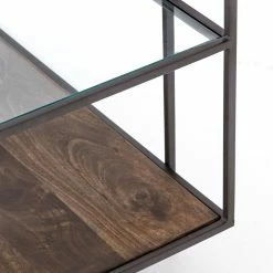 FOUR HANDS BYRON MEDIA CONSOLE DISPLAY SHELF