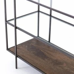 FOUR HANDS BYRON MEDIA CONSOLE DISPLAY SHELF