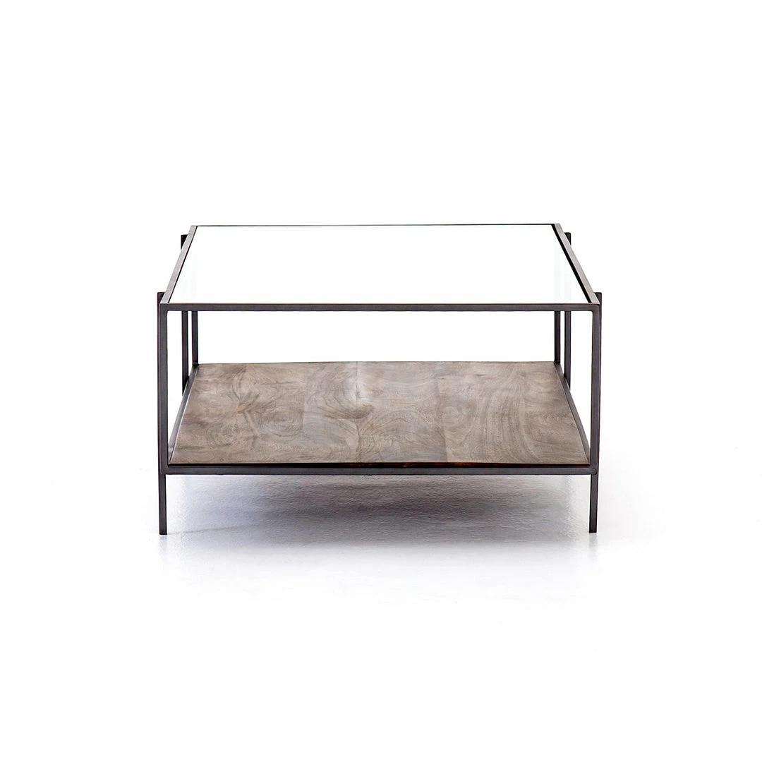Buy ๐ FOUR HANDS BYRON RECTANGULAR SHELF COFFEE TABLE ๐ 4 FOUR HANDS BYRON RECTANGULAR SHELF COFFEE TABLE