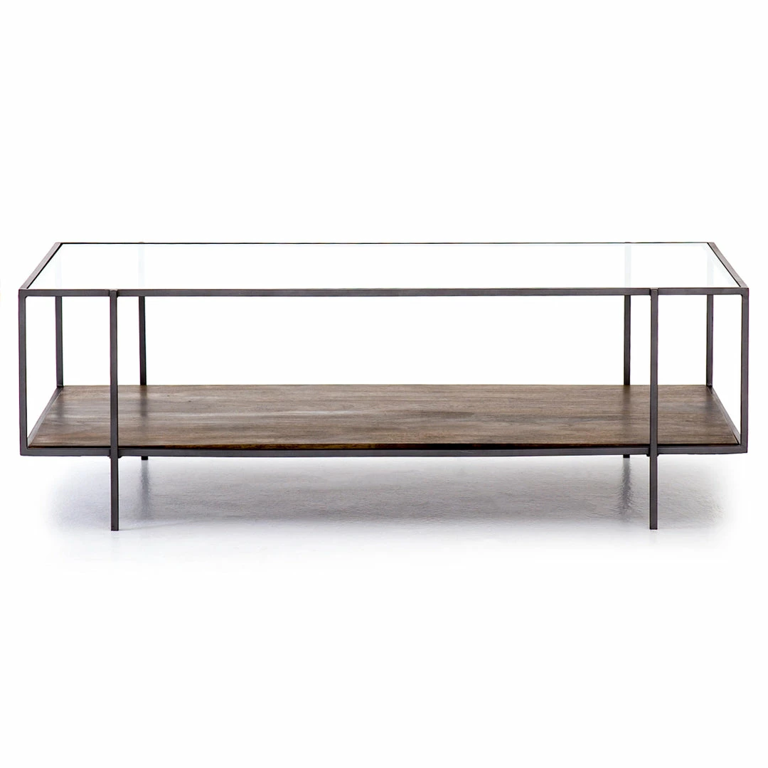 Buy ๐ FOUR HANDS BYRON RECTANGULAR SHELF COFFEE TABLE ๐ 1 FOUR HANDS BYRON RECTANGULAR SHELF COFFEE TABLE