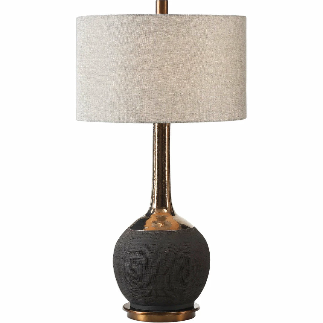 New ๐ฅ UTTERMOST Lighting CALISTOGA MATTE BLACK LAMP ๐ฅ 1 UTTERMOST Lighting CALISTOGA MATTE BLACK LAMP