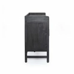 Budget π FOUR HANDS Furniture CAPRICE BLACK WASH MANGO + CANE SIDEBOARD π 11 FOUR HANDS Furniture CAPRICE BLACK WASH MANGO + CANE SIDEBOARD