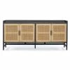 FOUR HANDS Furniture CAPRICE BLACK WASH MANGO + CANE SIDEBOARD