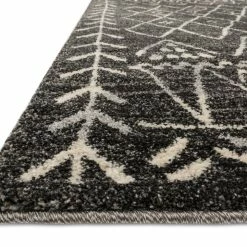 LOLOI EMORY 09 RUG: BLACK, IVORY