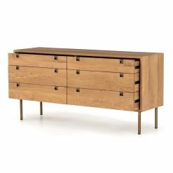 FOUR HANDS Furniture CARLISLE NATURAL OAK DRESSER