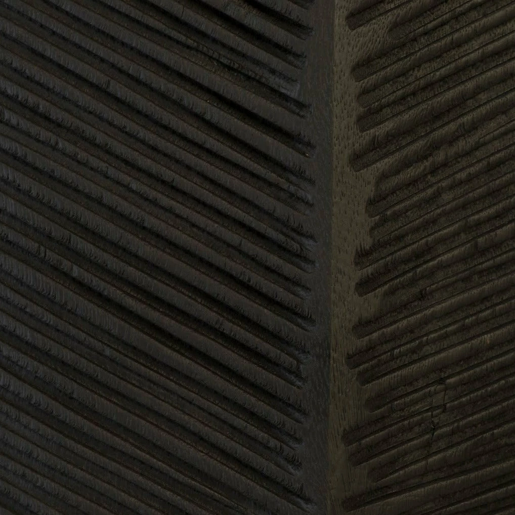 Brand new ๐ PHILLIPS COLLECTION CARVED BLACK LEAF FLOOR SCULPTURES Pillows + Decor โค๏ธ 20 PHILLIPS COLLECTION CARVED BLACK LEAF FLOOR SCULPTURES Pillows + Decor