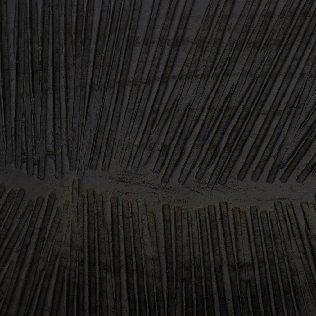 Brand new ๐ PHILLIPS COLLECTION CARVED BLACK LEAF FLOOR SCULPTURES Pillows + Decor โค๏ธ 16 PHILLIPS COLLECTION CARVED BLACK LEAF FLOOR SCULPTURES Pillows + Decor