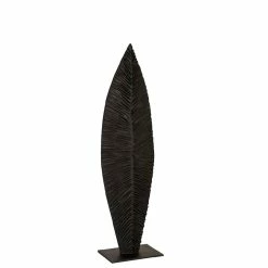Brand new ๐ PHILLIPS COLLECTION CARVED BLACK LEAF FLOOR SCULPTURES Pillows + Decor โค๏ธ 27 PHILLIPS COLLECTION CARVED BLACK LEAF FLOOR SCULPTURES Pillows + Decor