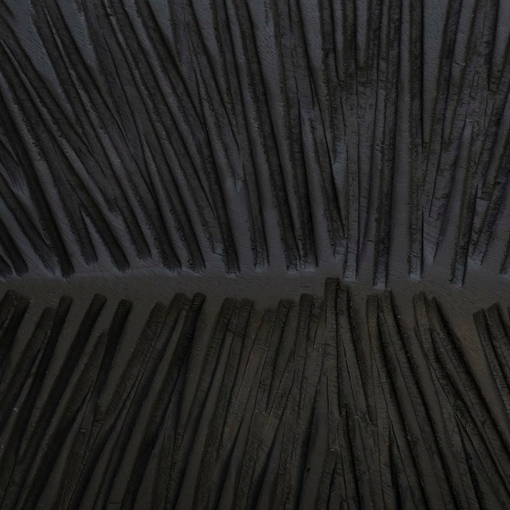 Brand new ๐ PHILLIPS COLLECTION CARVED BLACK LEAF FLOOR SCULPTURES Pillows + Decor โค๏ธ 11 PHILLIPS COLLECTION CARVED BLACK LEAF FLOOR SCULPTURES Pillows + Decor