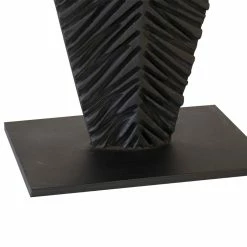 Brand new ๐ PHILLIPS COLLECTION CARVED BLACK LEAF FLOOR SCULPTURES Pillows + Decor โค๏ธ 28 PHILLIPS COLLECTION CARVED BLACK LEAF FLOOR SCULPTURES Pillows + Decor